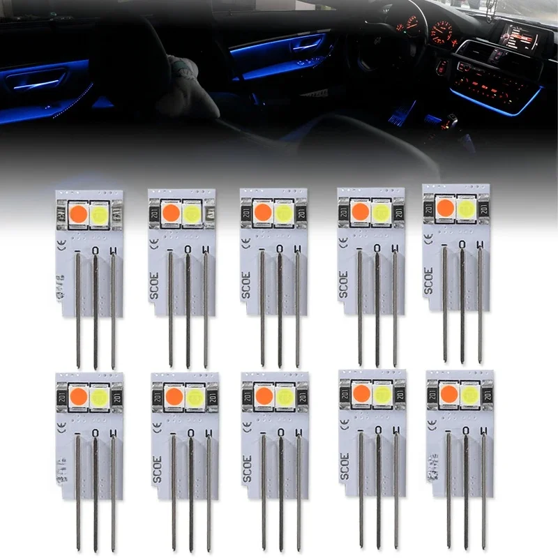 Oświetlenie otoczenia panelu drzwi do BMW serii 5 F10 Sedan F11 Touring 2010-2016 F07 2009-2017 Lampa otoczenia LED klamki drzwi wewnętrznych — 2