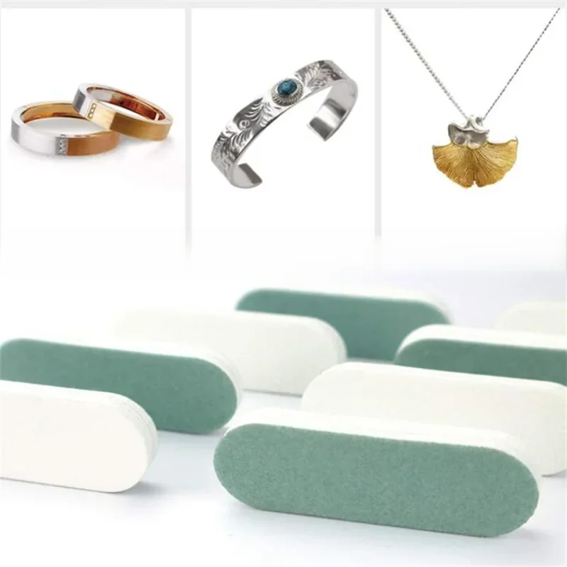 10 pièces 9x2x0.8cm argent or bijoux barre de polissage outils de nettoyage argent soin des ongles vernis essuyer Bub nettoyant Art ponçage manucure