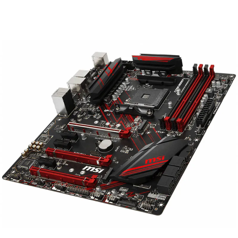 MSI X470 Chơi Game PLUS Máy Tính USB3.0 M.2 Nvme SSD Bo Mạch Chủ AM4 DDR4 X470 Để Bàn Mainboard Sử Dụng