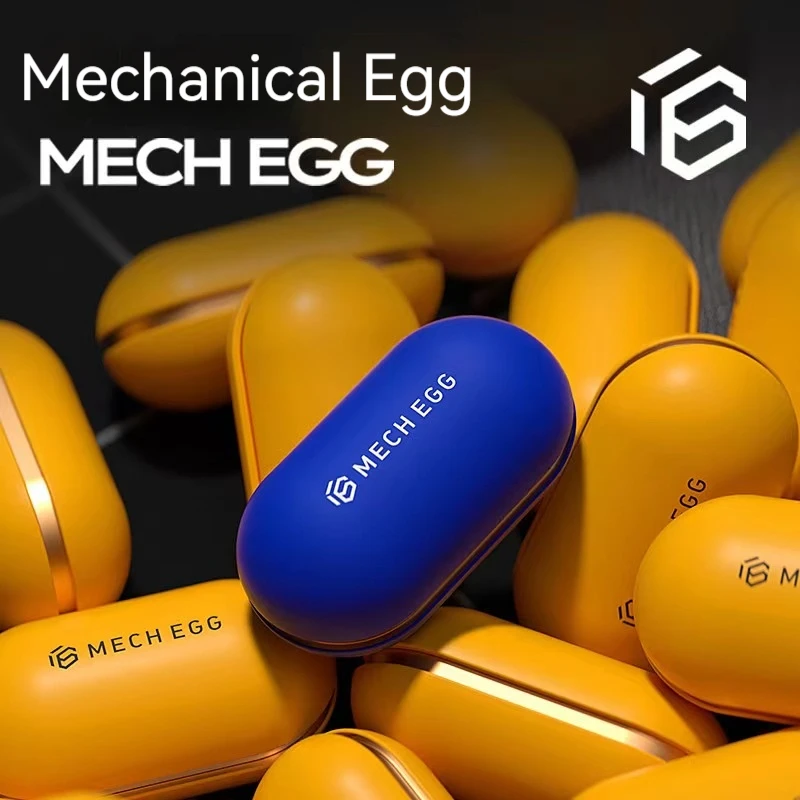 Mech Egg Mechanical Haptic Slider EDC Fidget Slider Metal Fidget Toys ADHD Tool Adult Anxiety Stress Relief Toys