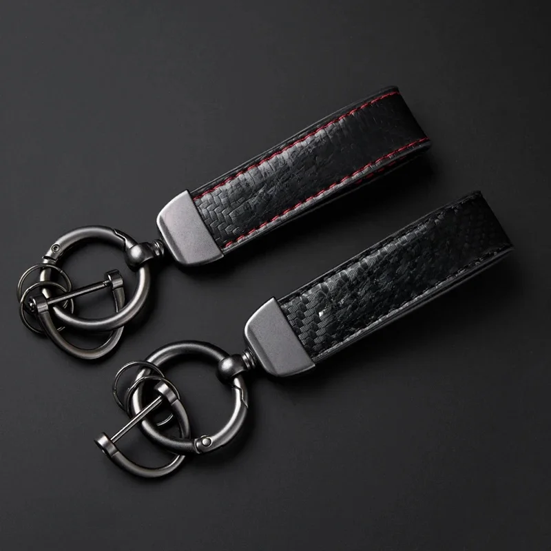 AliExpress High-Grade Carbon Fiber Motorcycle Keychain Holder Keyring for TREK Bicycle Bike Motorcycle Keyring Accessories