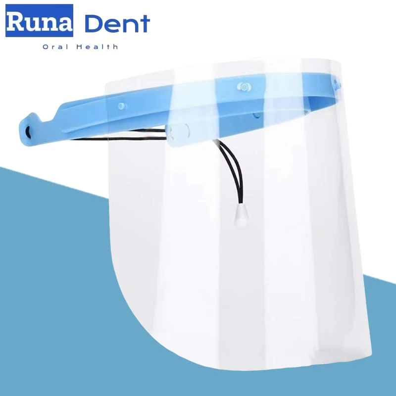 

Dental Face Shield Detachable Anti Fog Full Shield Replacement Covers Protective Dustproof for Dentist Clinic