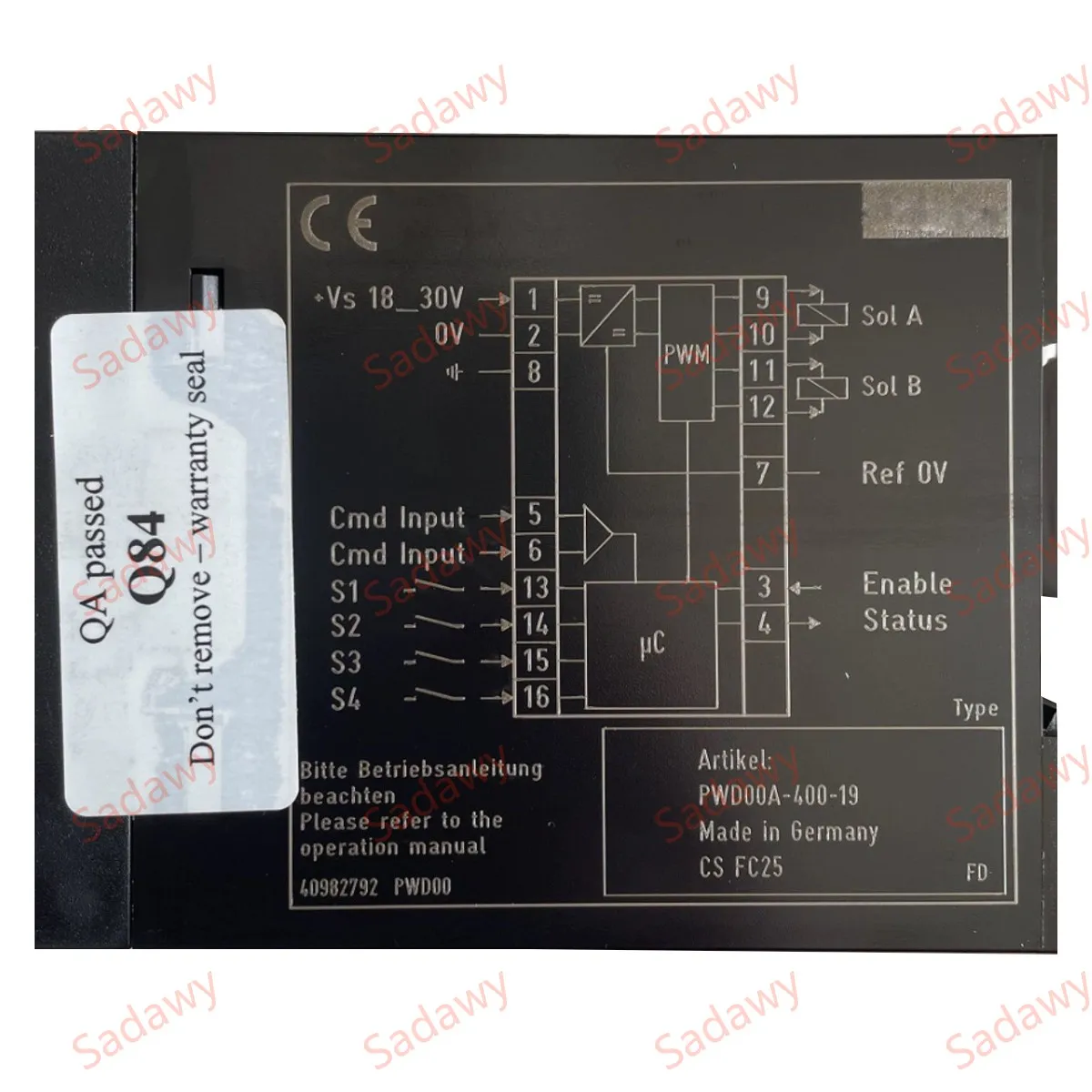 Par-ker Modul Elektronik PWD00A-400-40 asli baru dengan garansi