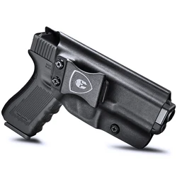 Warriorland iwb kydex coldre para dentro para glock 17/19/22/31 escondido carry hold caso mão direita ou mão esquerda