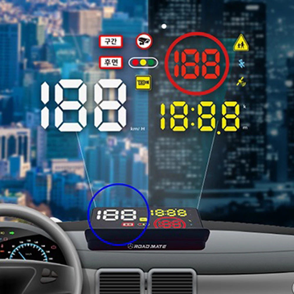 Speed Camera Alert Car Gps Hud Head up Display 썸네일 3