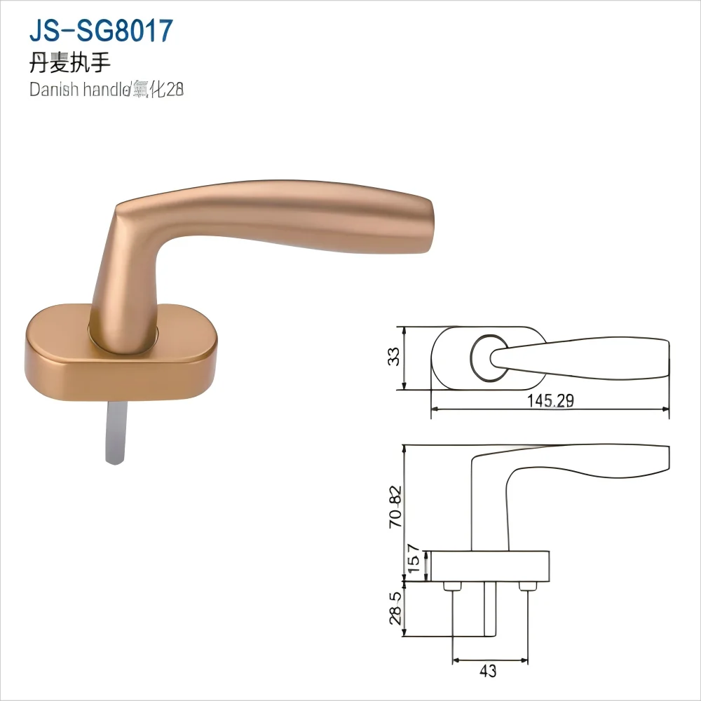 Casa alça quadrada de aço alumínio porta janela alças atmosfera simples tipo quadrado aço high-end cozinha pulverização cozinha
