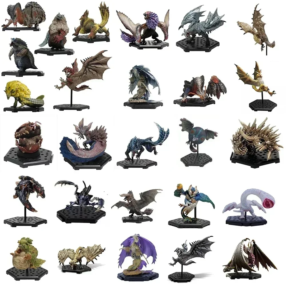 Monster Hunter World – figurine en PVC, modèles Hot Dragon Basarios Nergigante Tigrex, figurine d'action de décoration, modèle de jouet
