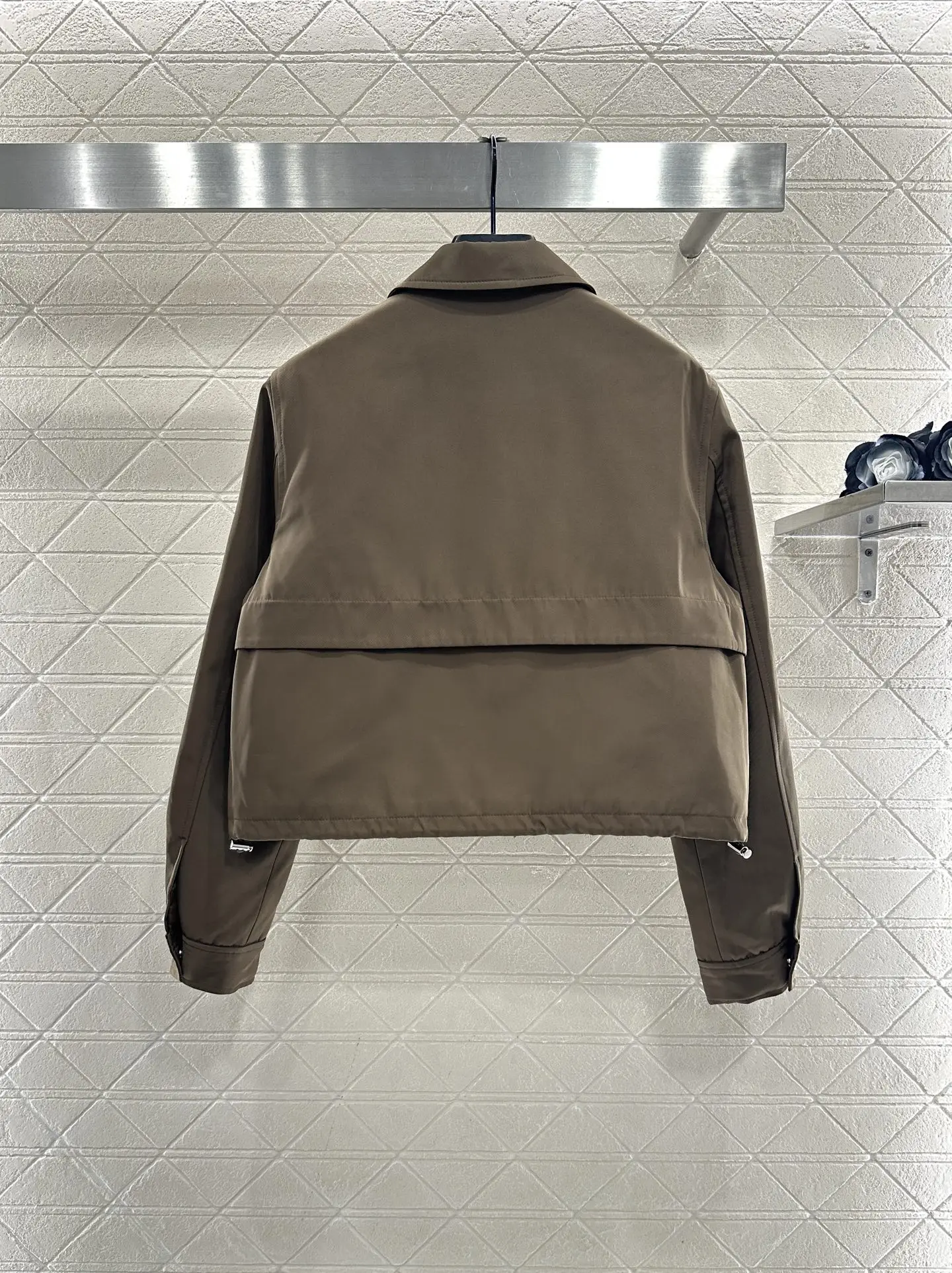 

High end Women's Clothing 2025 Autumn and Winter Collar Zipper Jacket Cotton Coat Workwear Casual Style Loose Top