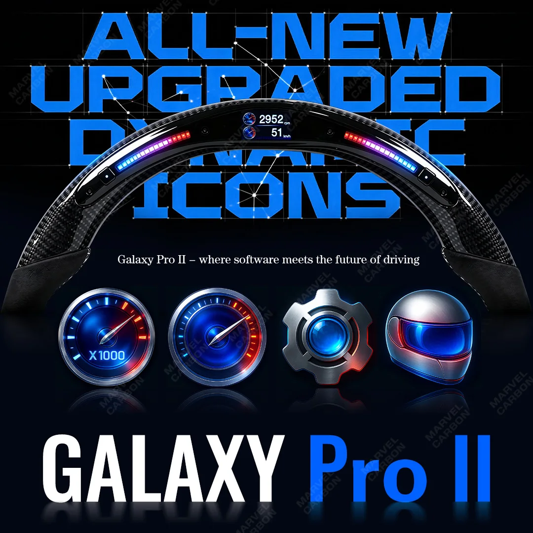 

Galaxy Pro II Steering Wheel Led Display Kit for 2000 Years After All Car Intelligent Driving Data Screen Led Steering Wheel Kit
