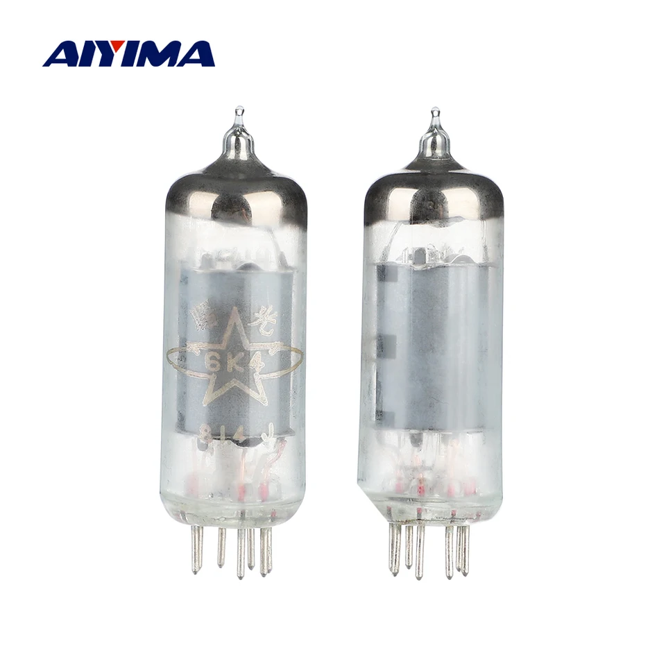 AIYIMA 2Pcs 6K4 Vacuum Tubes for 2.0 Amplifiers