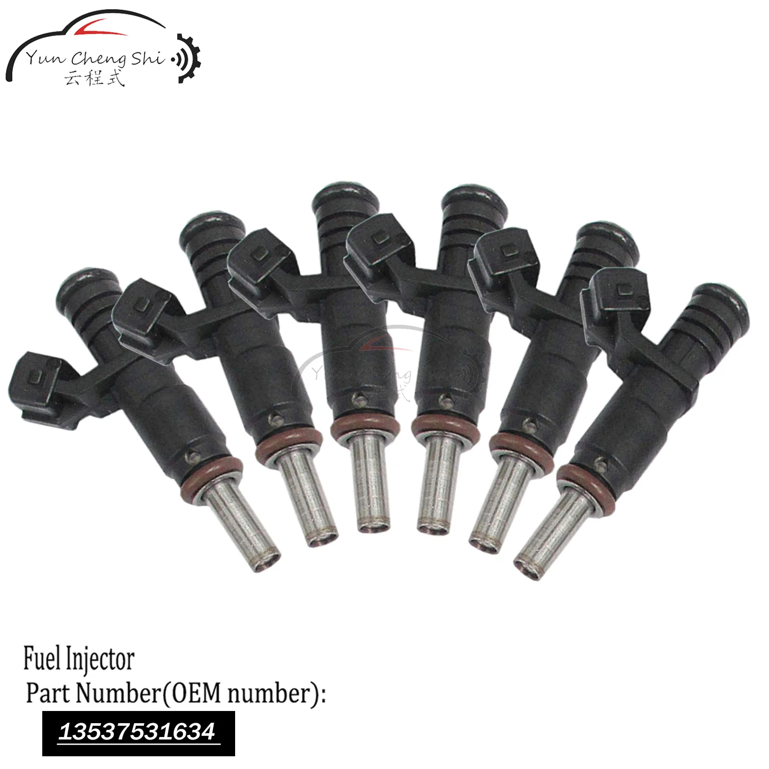 6 Pcs Fuel Injectors 7531634 13537531634 FOR BMW E60 E70 E81 E90 328i X3 X5 Z4 128i 528i 525i 530i 325i 330i