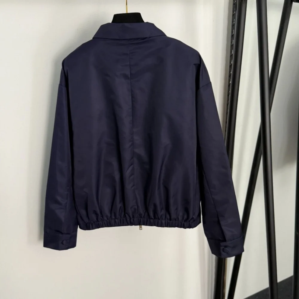 

Early Autumn New Long Sleeve Zipper Nylon Coat Fashionable Handsome Top
