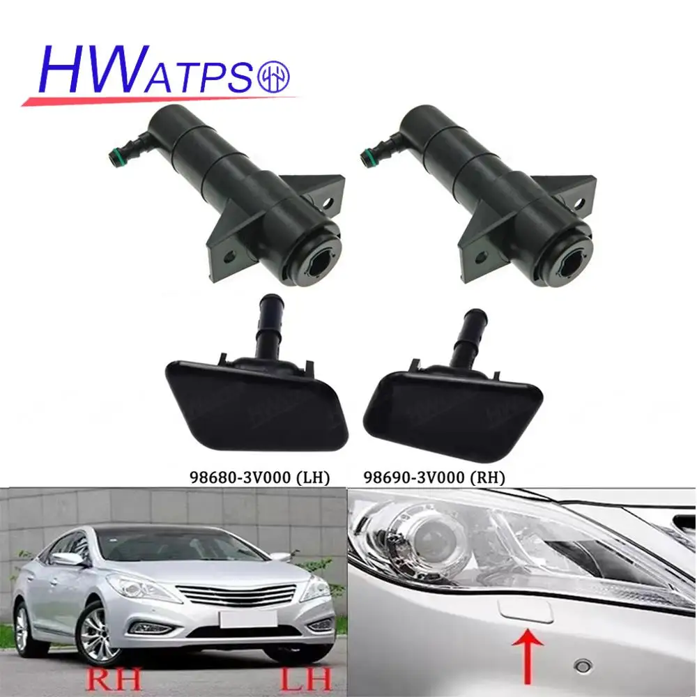 For Hyundai Azera Sonata 8 11-14 98671-3V000 98690-3V000 98680-3V000 Front Headlamp Headlight Washer Spray Nozzle Cover Cap