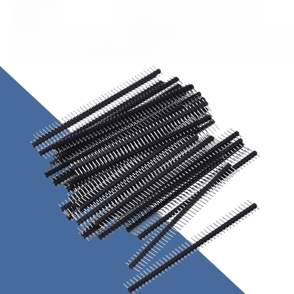 10pcs Single Row Board Computers Male Pin Header For Arduino 1x40P 2.54 Breakable 40Pin Connector Strip PCB Electronic DIY Kit