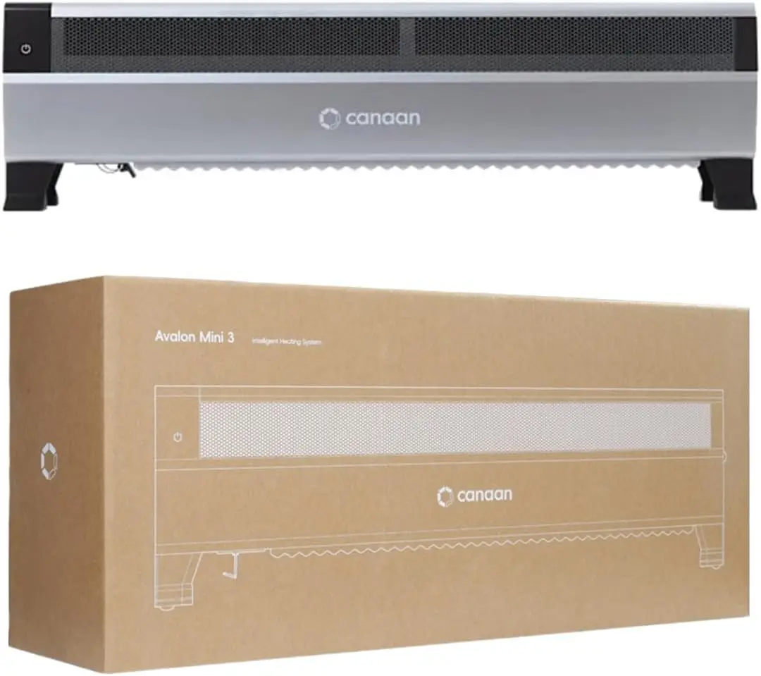 

WA/New Canaan Avalon Mini 3 BTC Miner 37.5 TH/s 21.3J/TH 800W 110-240V AC 50/60Hz Solo Mining