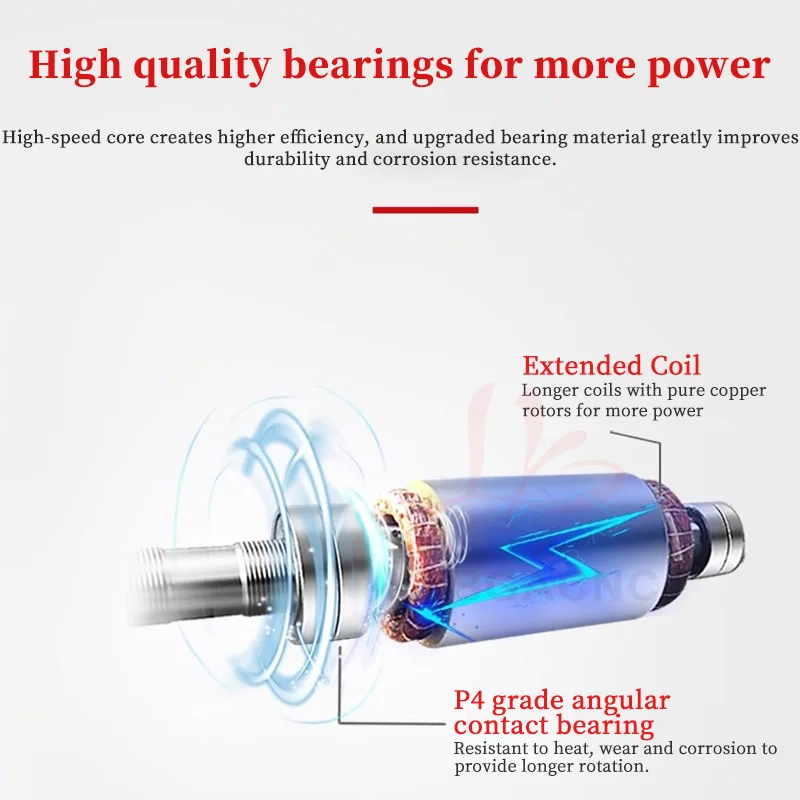 Ly novo motor de eixo refrigerado a água de alta velocidade para trabalhar madeira pedra plástico metal escultura máquina uso opcional 800w 1.5kw 2.2kw