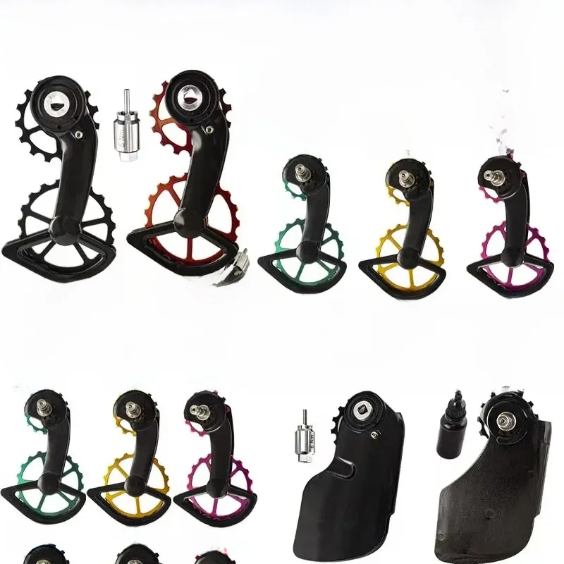 AliExpress Jimaiteam CS Bicycle Ceramic Peilin Carbon Oversized Jockey Pulley Rear Guide Wheel Derailleurs For Shimano R8000 R7000 105 FORCE RED AXS