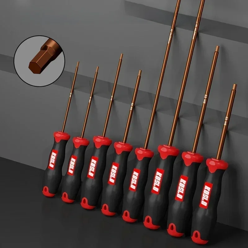 AliExpress Internal Hexagonal Screwdriver Small 2025 New Wrench Hexagonal Star Set Tool Extended Straight Shank Hexagonal Edge Bicycle