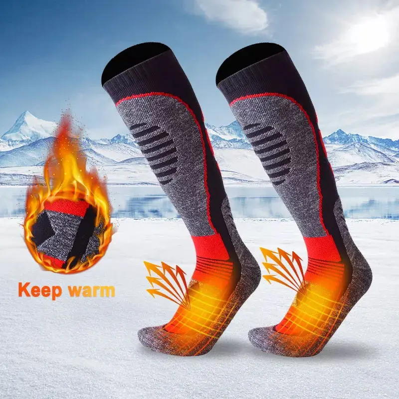 

Ski Socks Winter Thermal Thicken Long Ski Sock Outdoor Sports Keep Warm Cycling Running Hiking Skiing Socks For Man