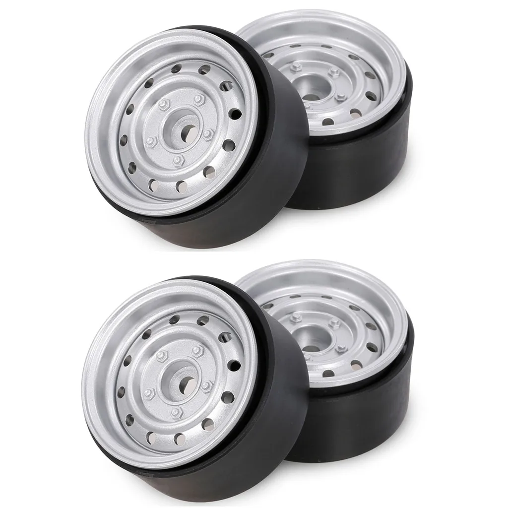طبق عميق 1.9 "حافة محور عجلات معدنية Beadlock لـ 1/10 RC الزاحف المحوري SCX10 II III 90046 MST RGT YIKONG Traxxas TRX4 RC4WD D90
