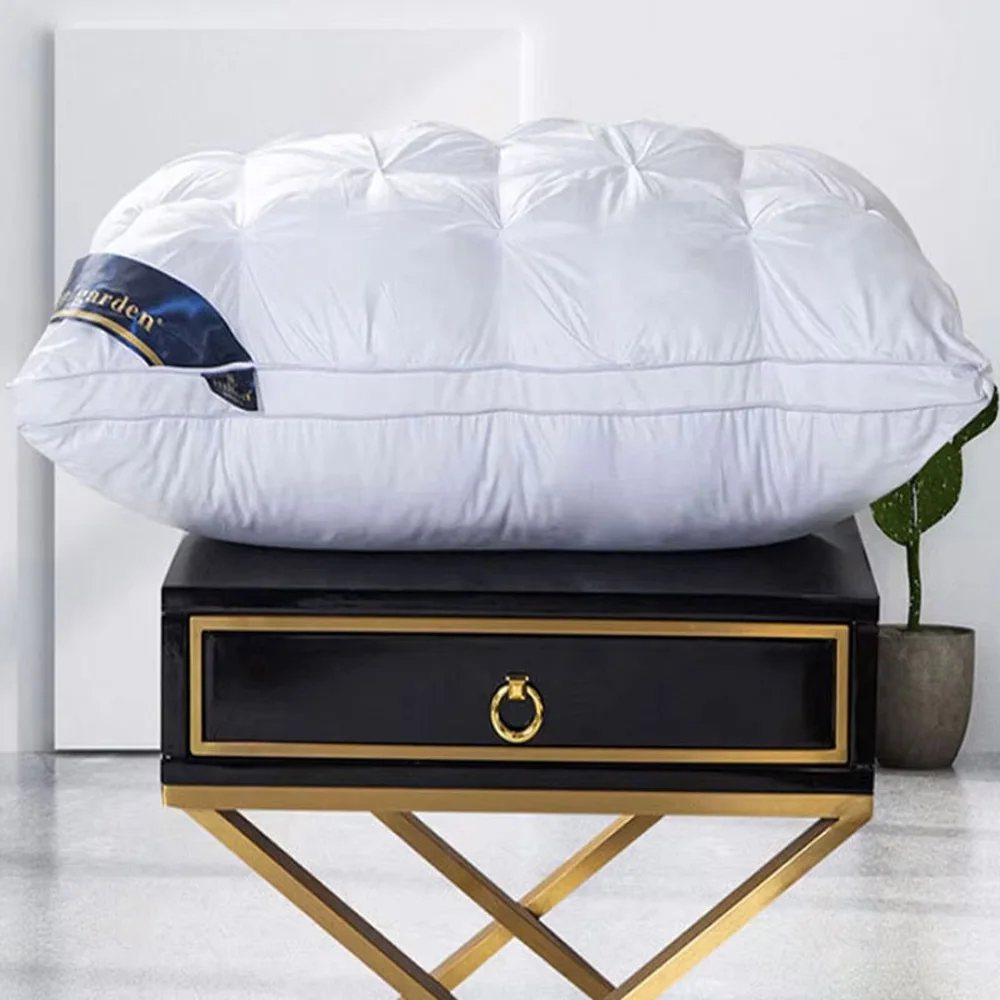 5 Star Hotel Pillow Neck Comfortable Sleep Quilted Pillow Washing Machine Available