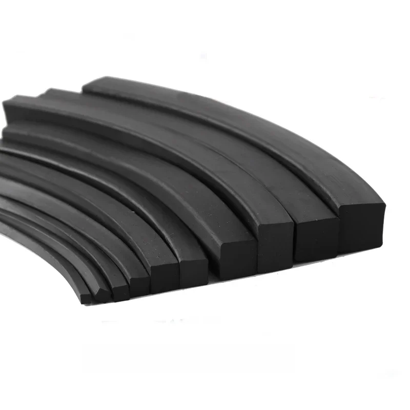 Bande d'étanchéité carrée en caoutchouc Nitrile massif noir, 1/2/5 mètres, pour joint marin résistant à l'huile, 3x3mm ~ 20x20mm