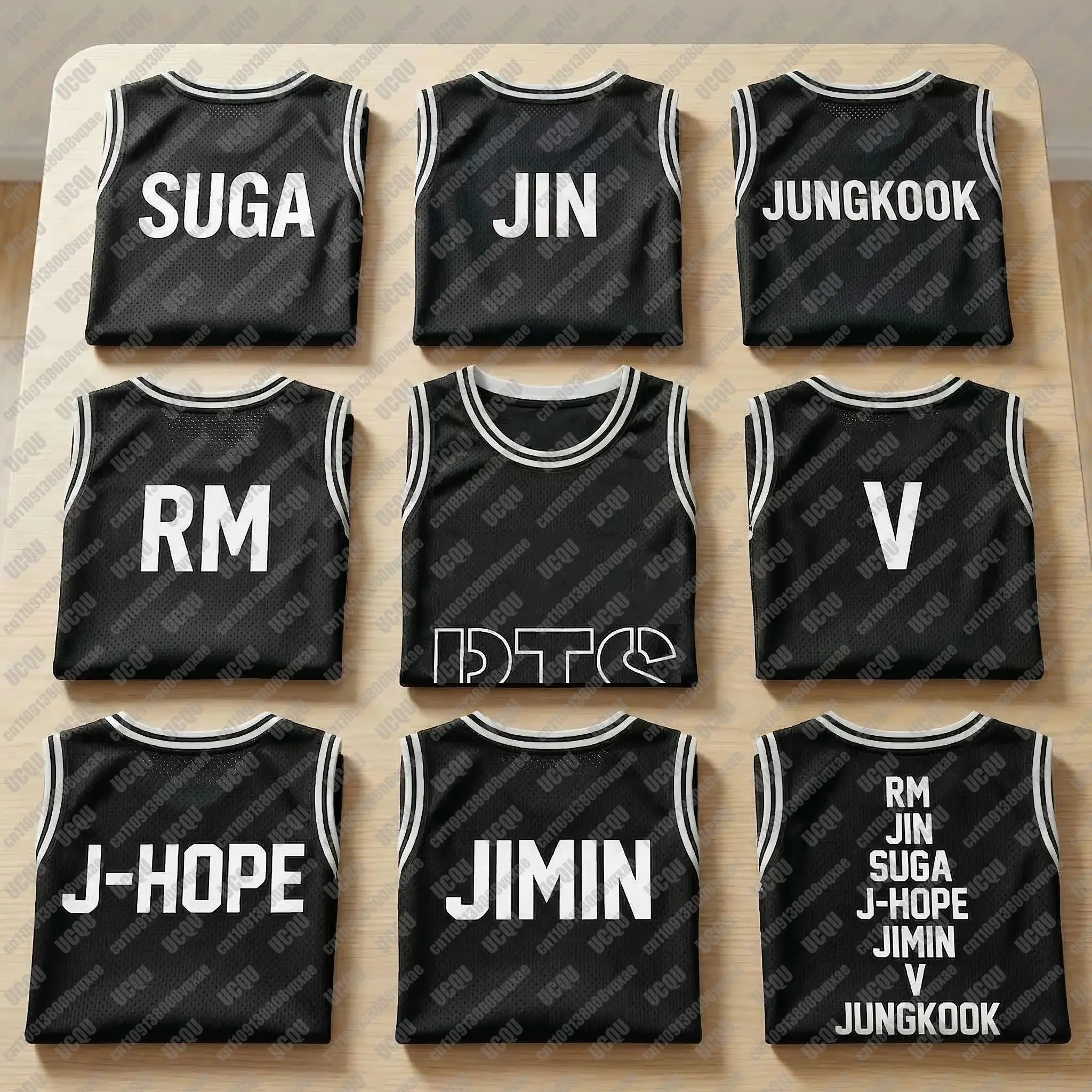 2026 Unisex Kpop Group Jersey Basketball Jersey, Breathable Sleeveless Tank Top, Casual Streetwear Sports Vest For Fans Gift