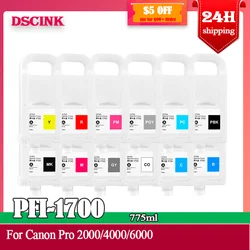 PFI-1700 PFI 1700 PFI1700 Refillable Ink Cartridge For Canon Pro 2000 4000 6000 Printer Model