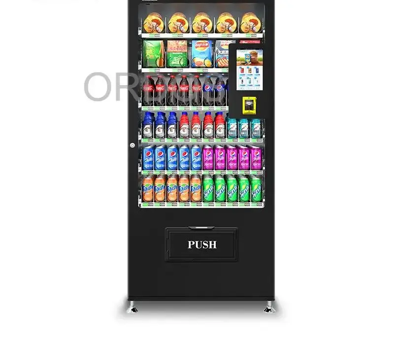 Touch Cashless Payment Vending Machine Drink Combo Vending Machine Automatic