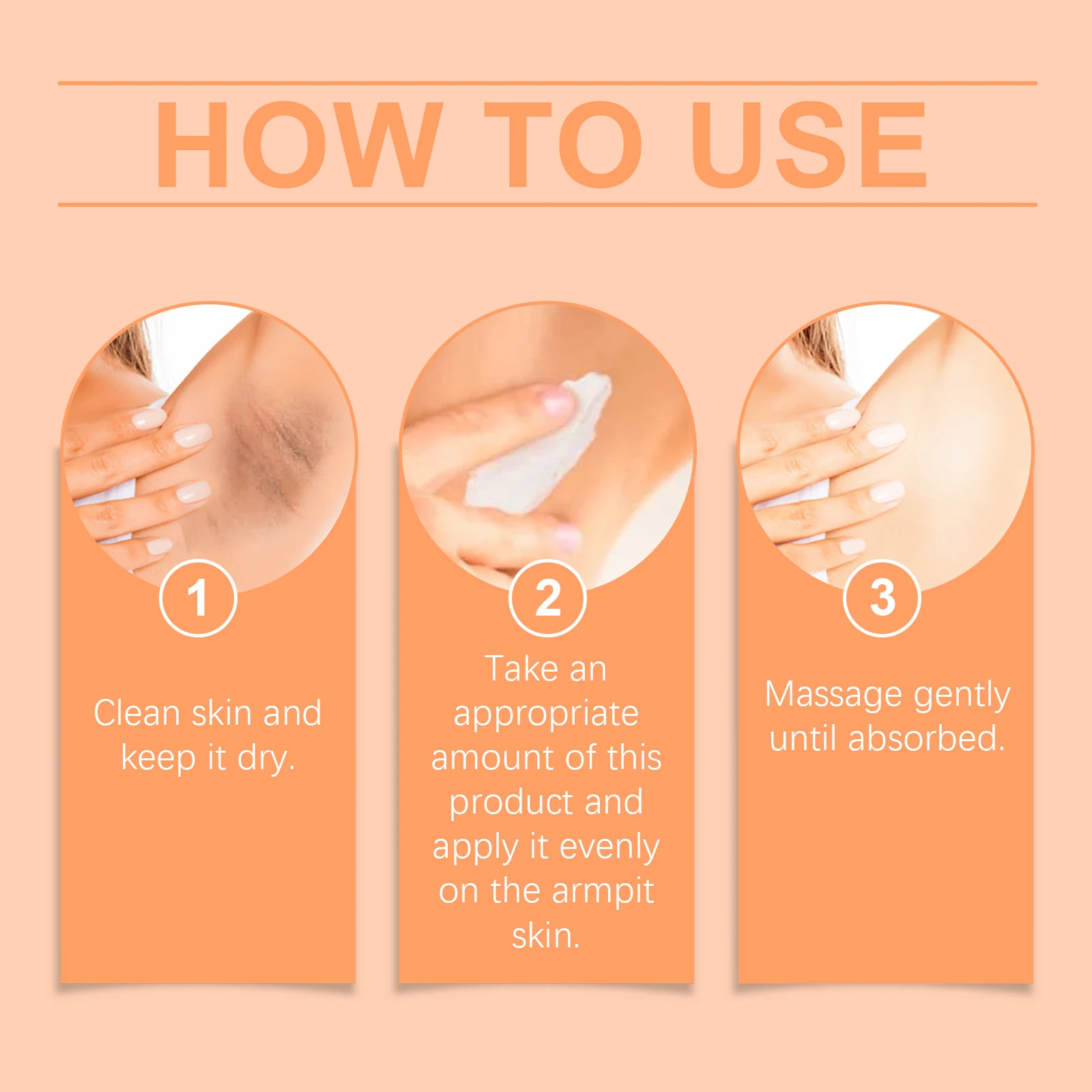 Oceaura Underarm Brightening Cream Dark Spot Fade Even Tone Brightening Nourishing Smooth Skin Underarm Skin Tone Corrector 50g - Image 5