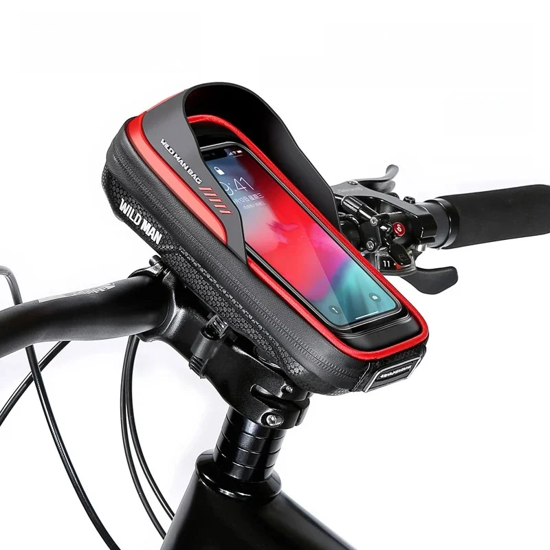 AliExpress WILD MAN ES16 EVA Bicycle Bag Hard Shell Handlebar Mobile Phone Touch Screen Bracket Waterproof Box Riding Equipment Accessories