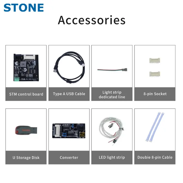 STONE10.1" Pantalla táctil HMI con mando JSON y software gratuito, GUI fácil de usar para Arduino/ESP32-S3, módulo LCD TFT