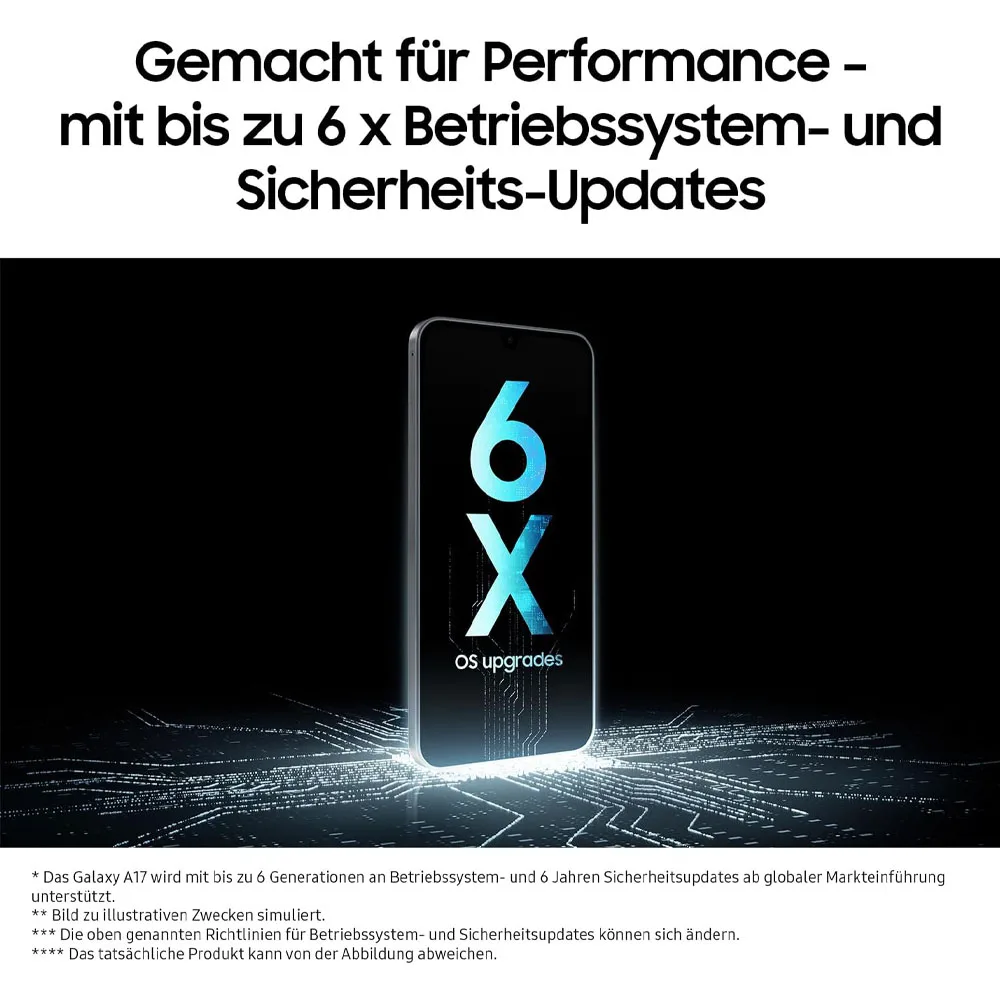 Samsung Galaxy A17 6.7" AMOLED 5000mAh Battery 25W Fast Charging 50MP Camera 50 MP OIS + Ultra‑gran angular Dual SIM