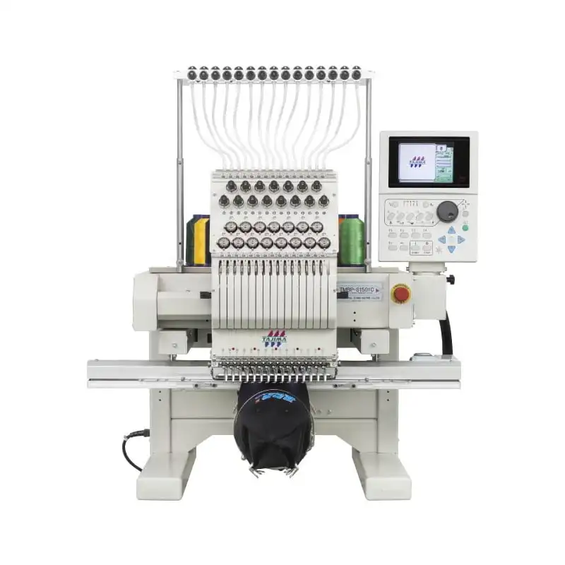 Newly Affirms STOCKS New Discounted Tajima Embroidery Machine MBP-SC1501 15 Needle embroidery machine