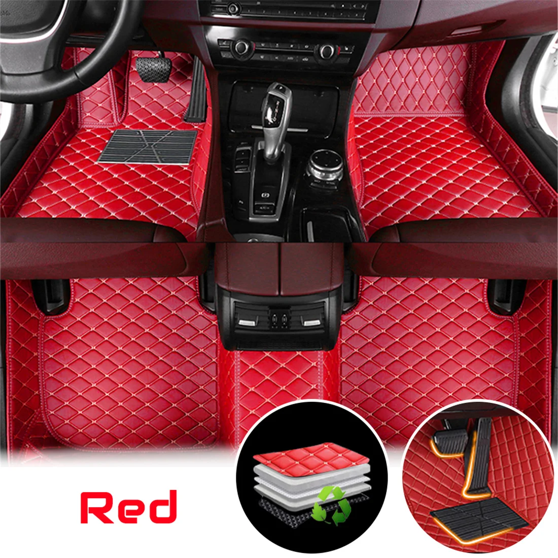 

Ковры Автомобильные коврики для Mitsubishi Lancer 2008-2020 Чехлы для салона автомобиля Автомобильные автомобили
