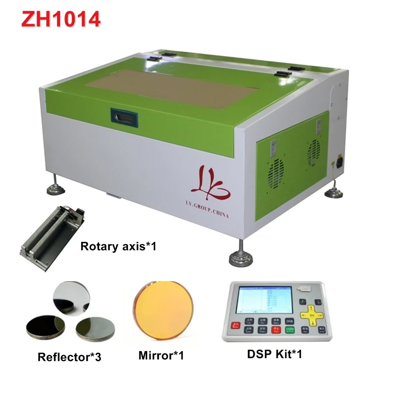 آلة القطع بالليزر LY 3040 40W CO2 مع لوحة تحكم LCD ولوحة قرص العسل إصدار عادي أو غير متصل