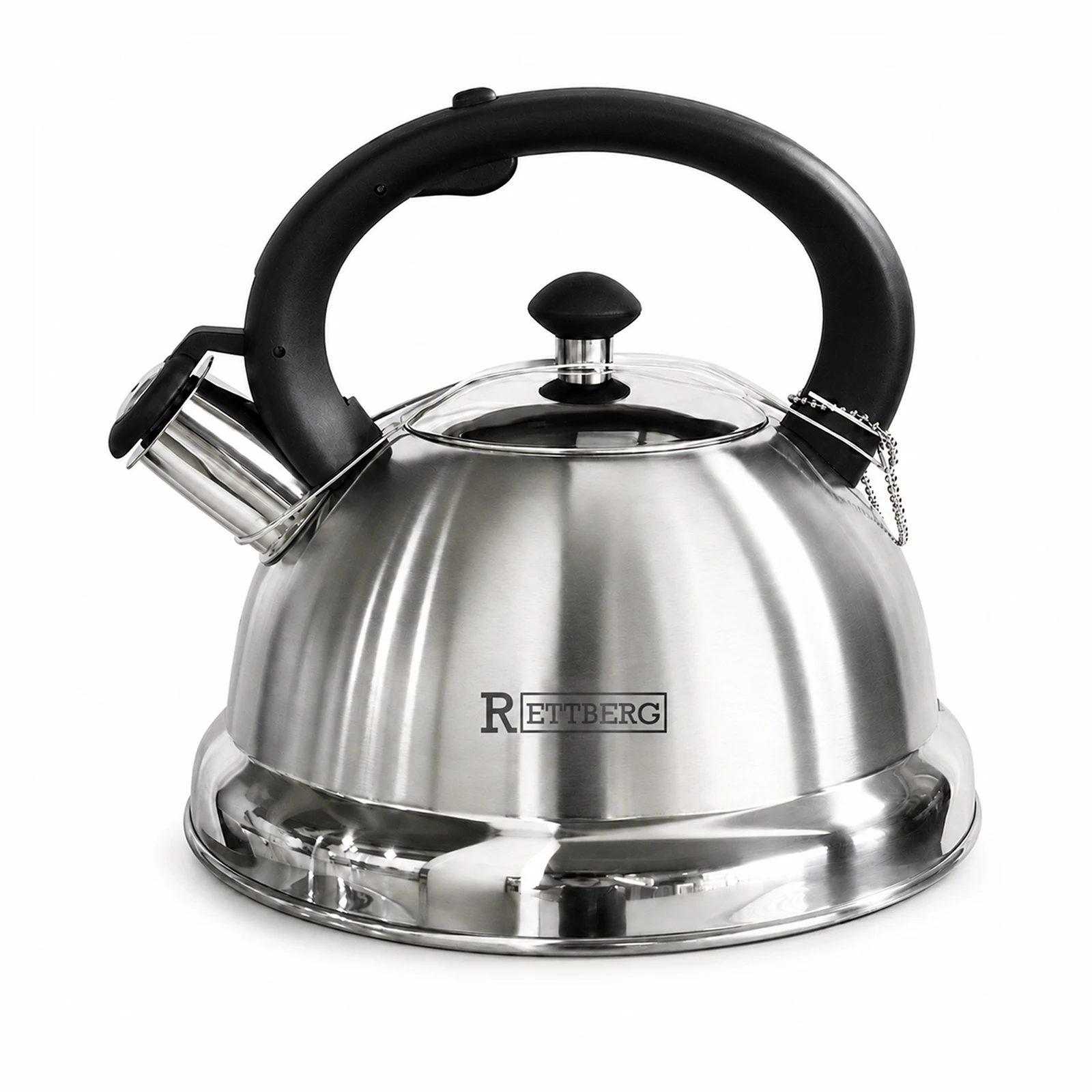 Bollitore da cucina 2,6L, bollitore con fischietto, bollitore in acciaio inossidabile, bollitore classico, bollitore per acqua, colore argento