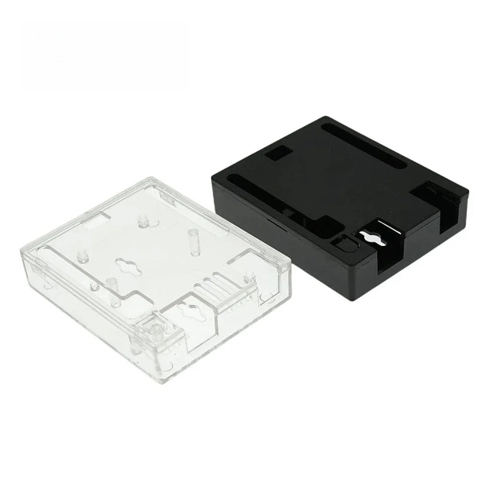 Coque en plastique ABS noir, boîte transparente pour Arduino UNO R3