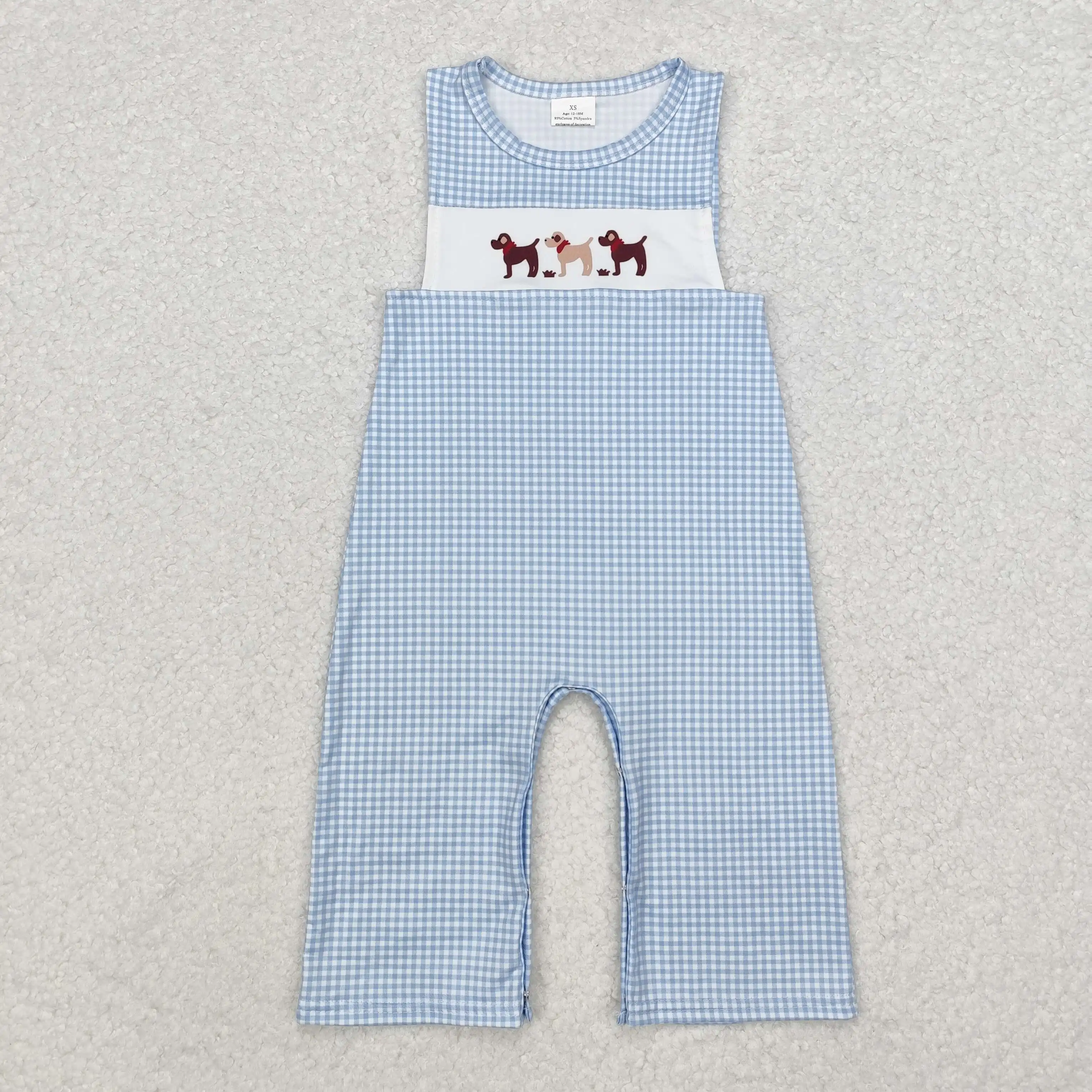 

2024 baby onesie baby boy dog print short-sleeved onesie baby boy summer romper