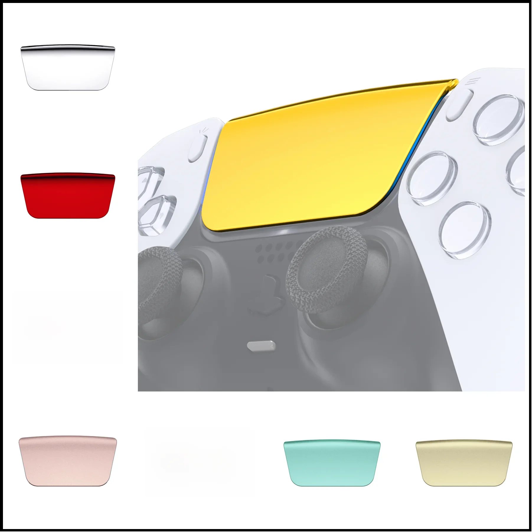 EXtremeRate Remplacement TouchSub Cover btPart Touch Pad avec des outils compatibles avec le contrôleur ps5 BDM-010/020/030/040/050