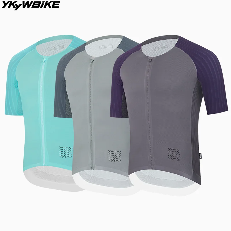AliExpress YKYWBIKE 2026 Men MTB Collarless Cycling Jersey  Aerodynamic Raglan Short Sleeve Bicycle Shirt Road Bike Summer Jersey Pro