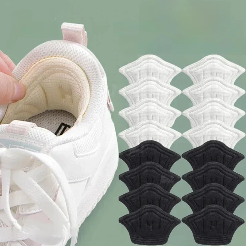 5Pairs Inlegzolen Voor Schoenen Patch Hak Pads Voor Sportschoenen Maat Verstelbaar Voeten Pad Binnenzool Hak Protector Terug Sticker schoen Pad - afbeelding 2