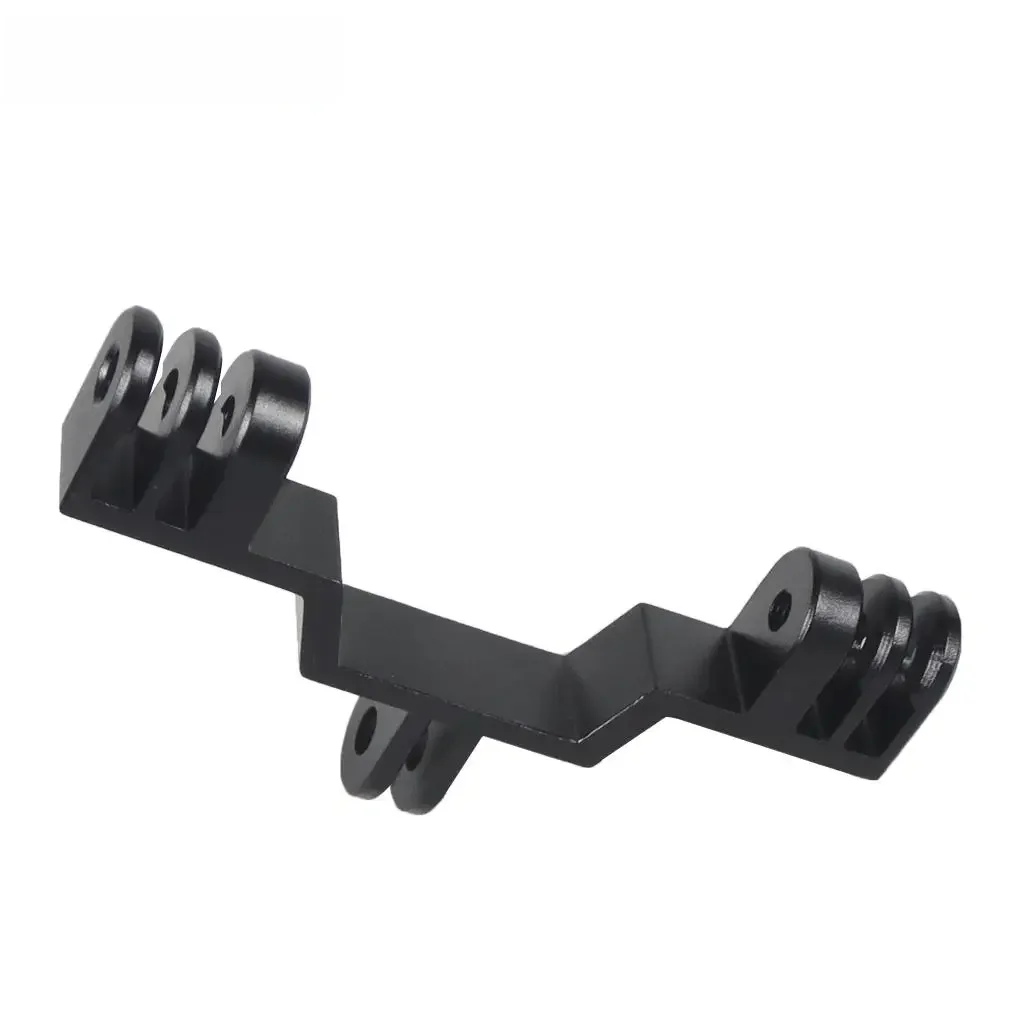 Adaptateur double montage en aluminium pour GoPro Hero 11/10/9/8/7/6/5, support d'ordinateur de vélo, boîtier de caméra, monopode portatif