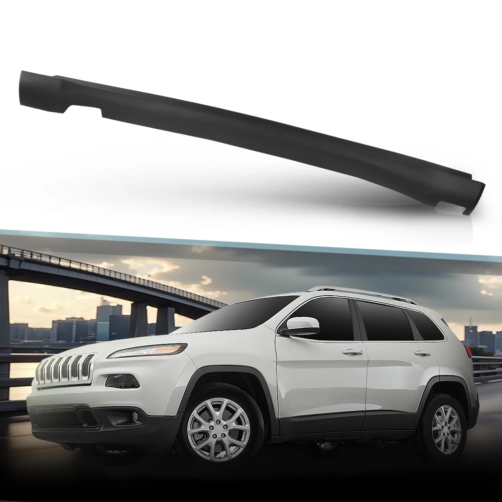 

Car Skirt Rocker Molding Panel Left Driver Side Fit for 2014-2022 Jeep Cherokee Black 1Yw37Rxfah,1Yw37Rxf-Ah Plastic Strong