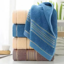1/2/4 Pcs Cotton Class A Thickened Absorbent Jacquard Polyester-cotton Skin-friendly Face Towel Pure Cotton Towel Adult Towel