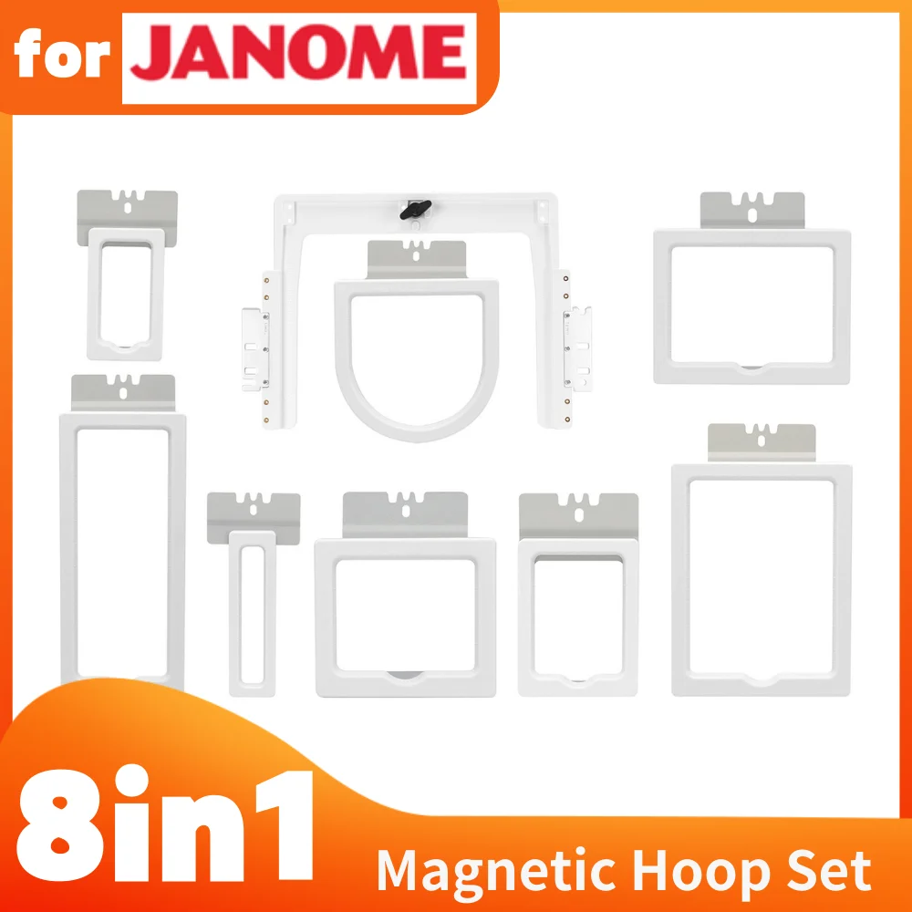 

8in1 Embroidery Hoops Fast Sewtalent Frames for Janome MB4/4S/7/7S Embroidery Machines