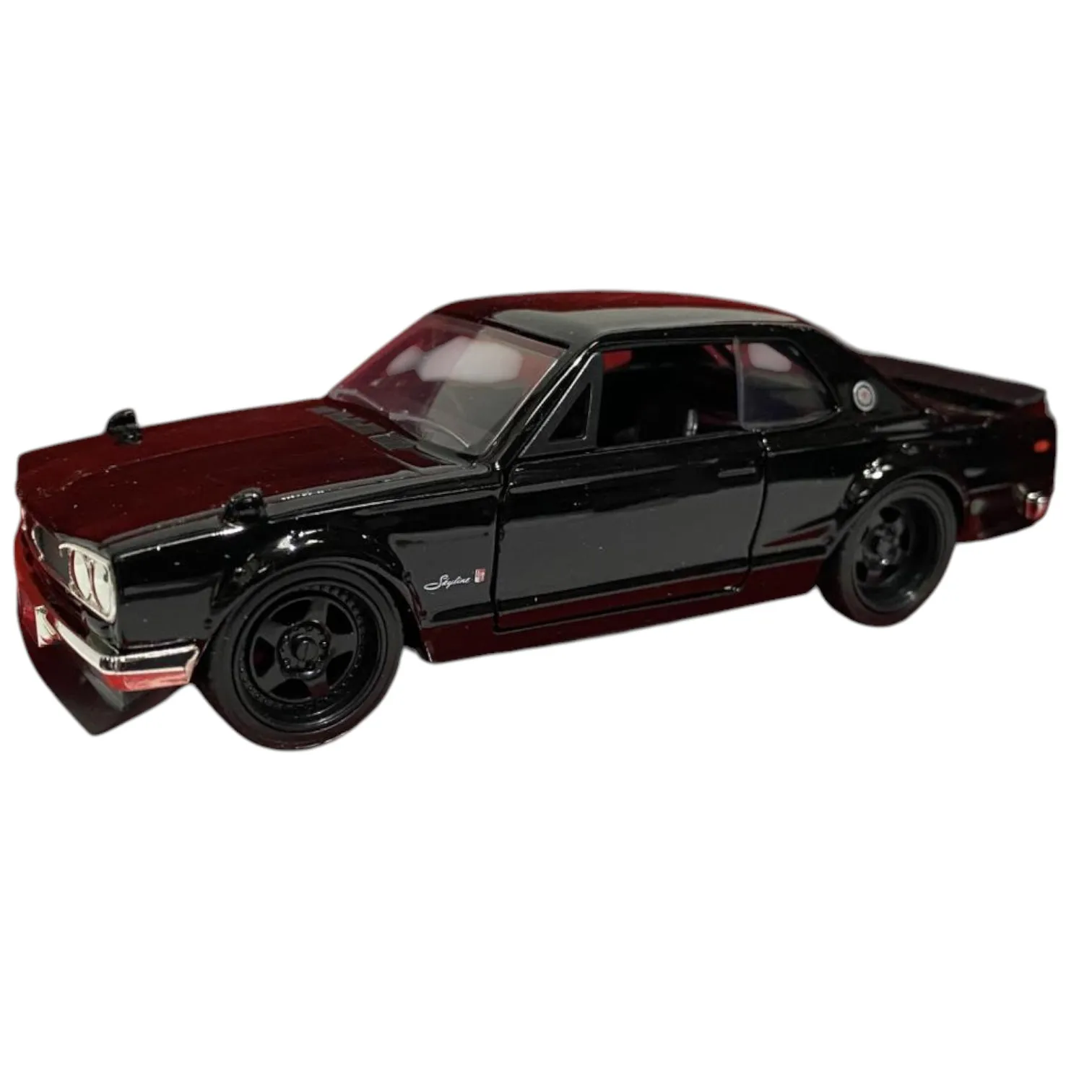 Jada, Skyline 2000 Gt-R Brian Fast & Furious, Voiture de film Saga entièrement à accélérateur, échelle 1:32, Miniature moulée sous pression, Important : La boîte d'emballage d'origine est endommagée mais article en état parfait