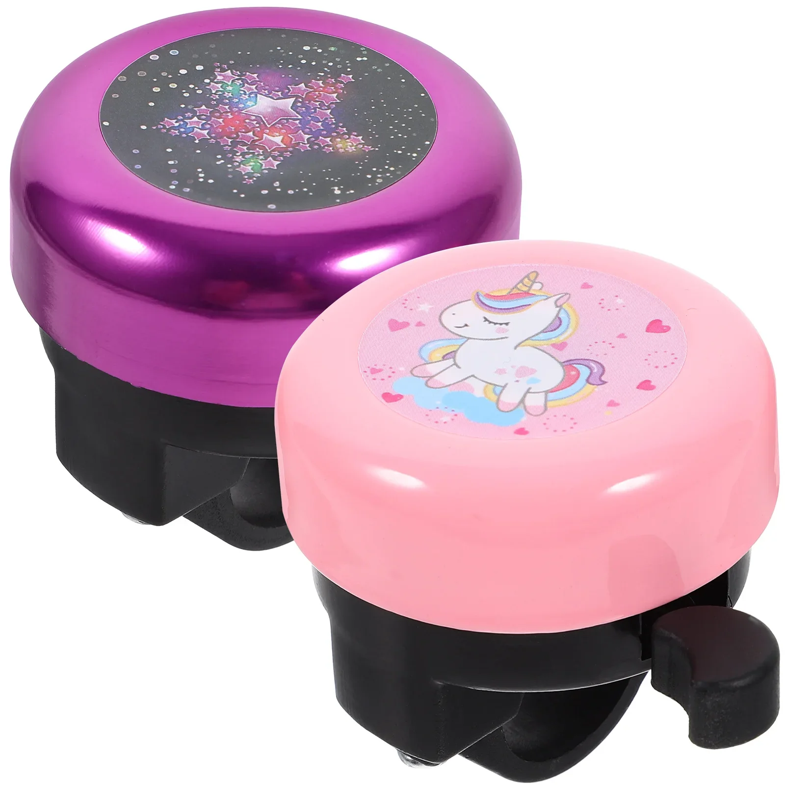 AliExpress 2Pcs Cute Bicycle Handlebar Bell Loud Sound Alarm Warning Mini Kids Bike Horn Bells Cycling Ring Children Bike Accessories