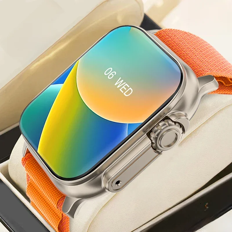 2024 t900 ultra 2 relógio inteligente masculino 49mm série 8 2.3 "tela amoled nfc bússola à prova