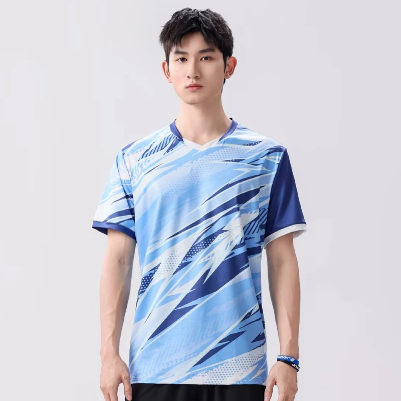 

Customizable Table Tennis Sports Jersey Breathable Pingpong Top Sublimation Printing Team Tennis Training Customized Tshirt